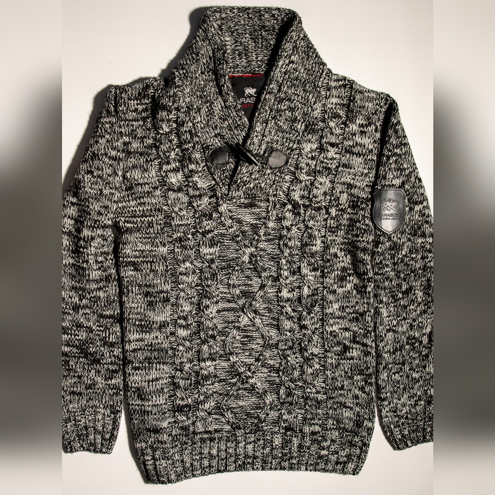 Parasuco Sweater - Grey and white - one button